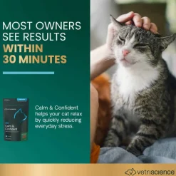 Hot VetriScience Composure Calm & Confident Vet Formulated Calming Supplement for Cats Chicken Flavor