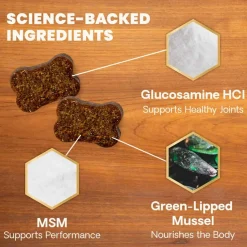 Hot GlycoFlex VetriScience Stage 3 Hip and Joint Supplement Chews for Dogs
