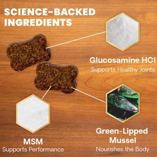 Hot GlycoFlex VetriScience Stage 3 Hip and Joint Supplement Chews for Dogs