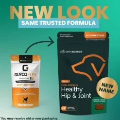 Hot GlycoFlex VetriScience Stage 3 Hip and Joint Supplement Chews for Dogs