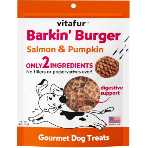Clearance Vitafur Barkin Burger Dog Treats