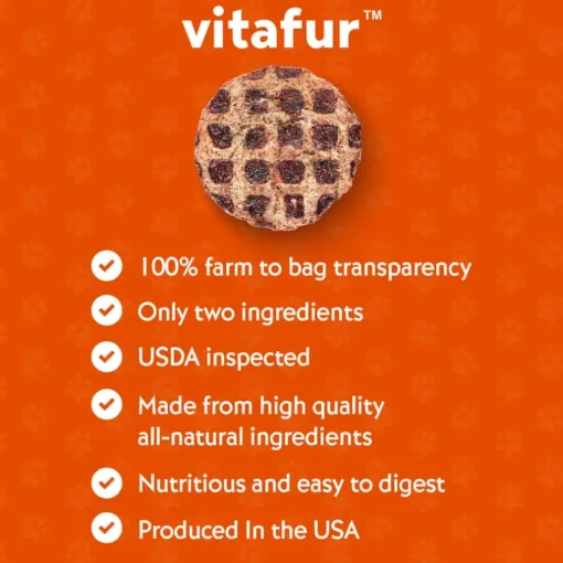 Clearance Vitafur Barkin Burger Dog Treats