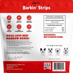 Sale Vitafur Beef Marrow Bones Dog Treats