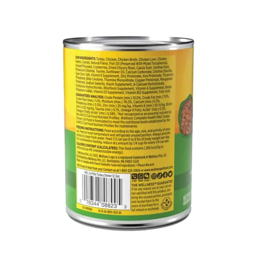 Best Wellness Complete Health Natural Grain Free Turkey Dinner Pate Wet Cat Food
