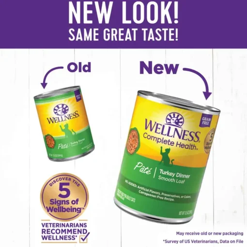 Best Wellness Complete Health Natural Grain Free Turkey Dinner Pate Wet Cat Food