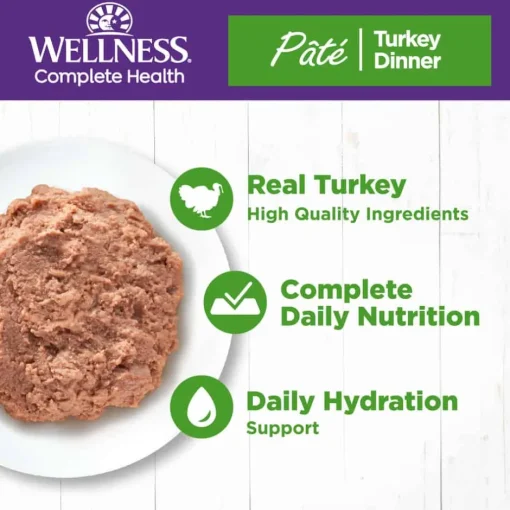 Best Wellness Complete Health Natural Grain Free Turkey Dinner Pate Wet Cat Food