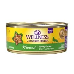 Fashion Wellness Complete Health Natural Grain Free Minced Turkey Entree Canned Wet Cat Food