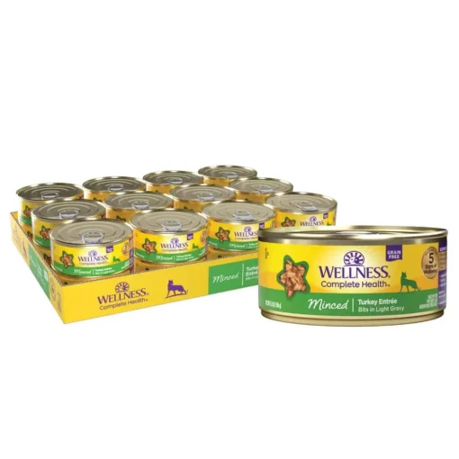 Fashion Wellness Complete Health Natural Grain Free Minced Turkey Entree Canned Wet Cat Food