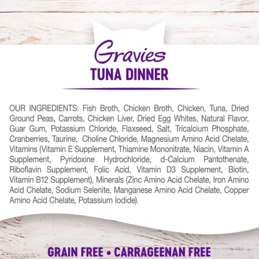 New Wellness Complete Health Natural Grain Free Gravies Tuna Dinner Canned Wet Cat Food