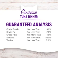 New Wellness Complete Health Natural Grain Free Gravies Tuna Dinner Canned Wet Cat Food