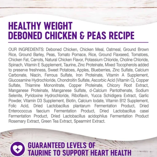 Clearance Wellness Complete Health Healthy Weight Deboned Chicken & Peas Recipe Dry Dog Food