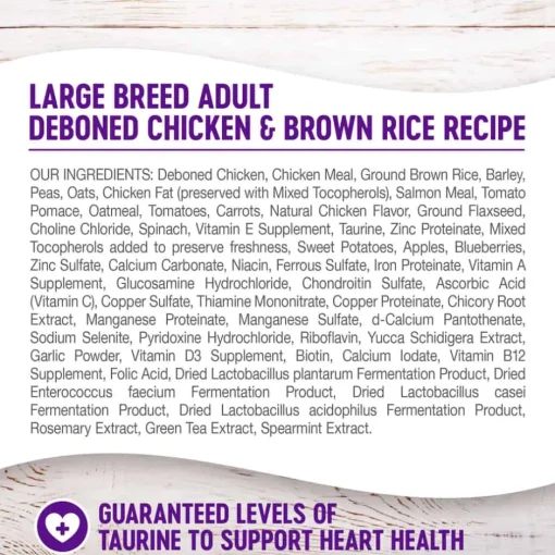 Best Wellness Complete Health Large Breed Adult Deboned Chicken & Brown Rice Recipe Dry Dog Food