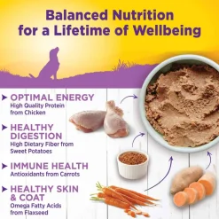 New Wellness Complete Health Natural Age Advantage Chicken & Sweet Potato Canned Wet Dog Food