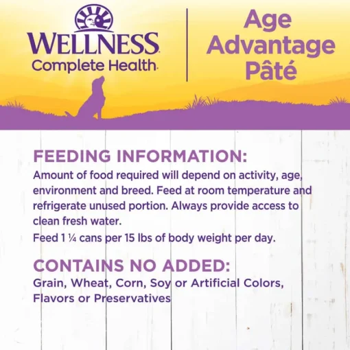 New Wellness Complete Health Natural Age Advantage Chicken & Sweet Potato Canned Wet Dog Food