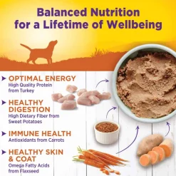 Hot Wellness Complete Health Natural Canned Turkey & Sweet Potato Wet Dog Food