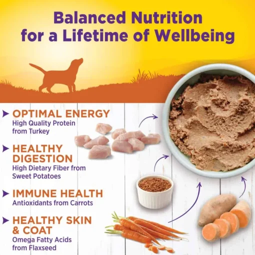 Hot Wellness Complete Health Natural Canned Turkey & Sweet Potato Wet Dog Food