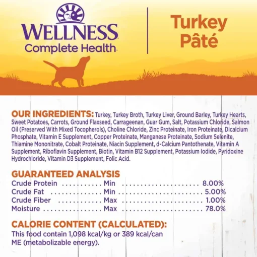Hot Wellness Complete Health Natural Canned Turkey & Sweet Potato Wet Dog Food