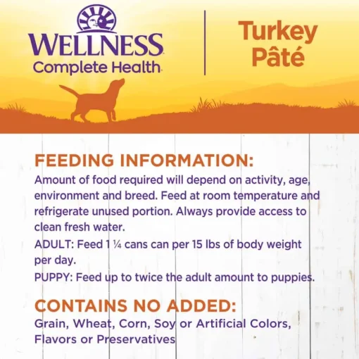 Hot Wellness Complete Health Natural Canned Turkey & Sweet Potato Wet Dog Food