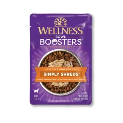 Hot Wellness CORE Bowl Boosters Simply Shreds Chicken, Chicken Liver & Broccoli Recipe Dog Food Topper