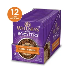Hot Wellness CORE Bowl Boosters Simply Shreds Chicken, Chicken Liver & Broccoli Recipe Dog Food Topper