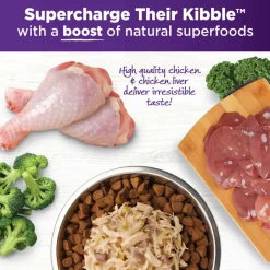 Hot Wellness CORE Bowl Boosters Simply Shreds Chicken, Chicken Liver & Broccoli Recipe Dog Food Topper