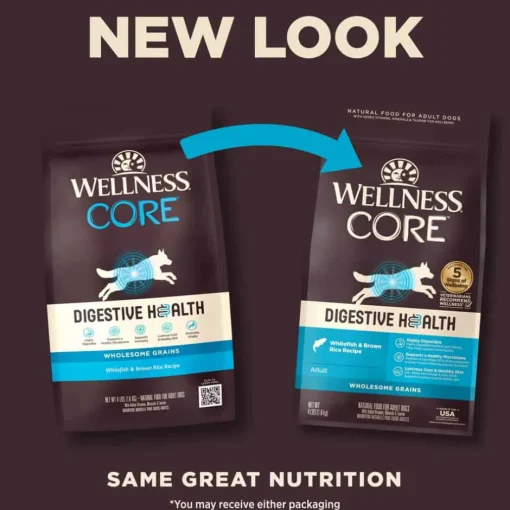 Outlet Wellness CORE Digestive Health Whitefish & Brown Rice Dry Dog Food