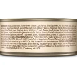 Clearance Wellness CORE Hearty Cuts Natural Grain Free Indoor Chicken & Turkey Canned Wet Cat Food