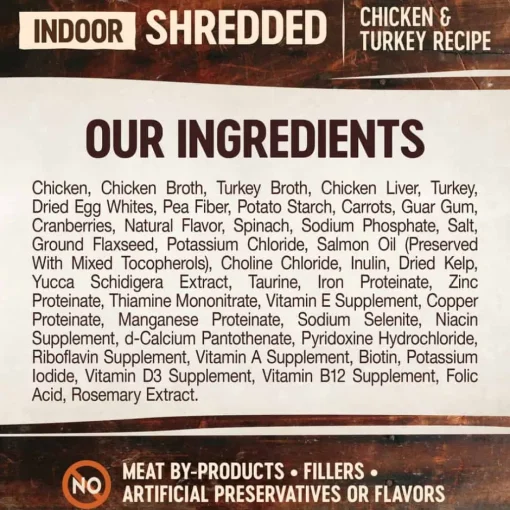 Clearance Wellness CORE Hearty Cuts Natural Grain Free Indoor Chicken & Turkey Canned Wet Cat Food