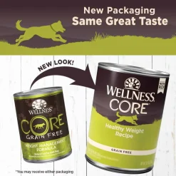 Clearance Wellness CORE Natural Grain Free Weight Management Canned Wet Dog Food