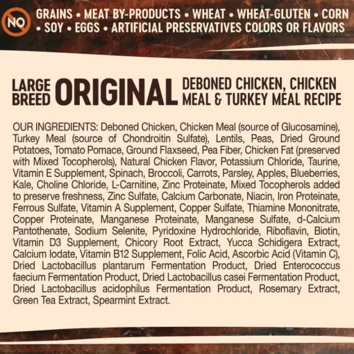 New Wellness CORE Natural Grain Free Large Breed Dry Dog Food