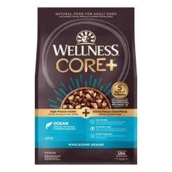 Sale Wellness CORE + Natural Grained Ocean Recipe with Freeze Dried Whitefish Dry Dog Food