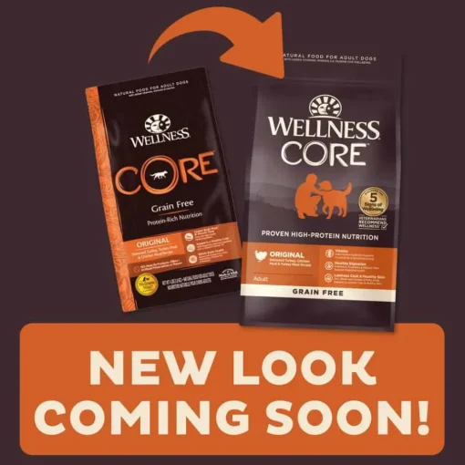 Clearance Wellness CORE Natural Grain Free Original Turkey & Chicken Dry Dog Food