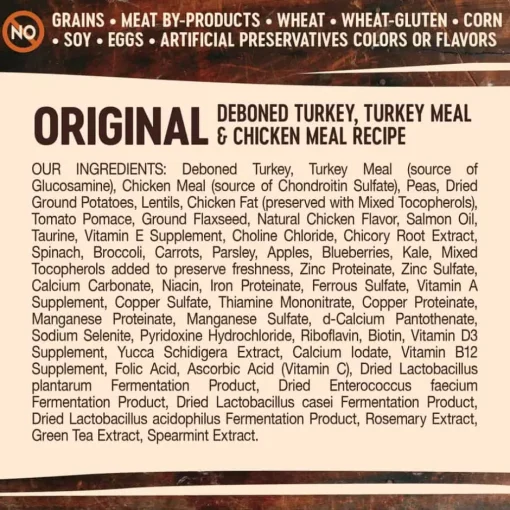 Clearance Wellness CORE Natural Grain Free Original Turkey & Chicken Dry Dog Food