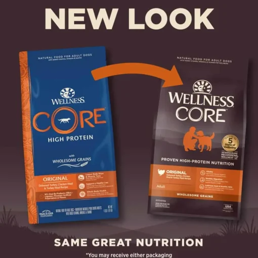 Hot Wellness CORE Natural Wholesome Grains Original Recipe Dry Dog Food