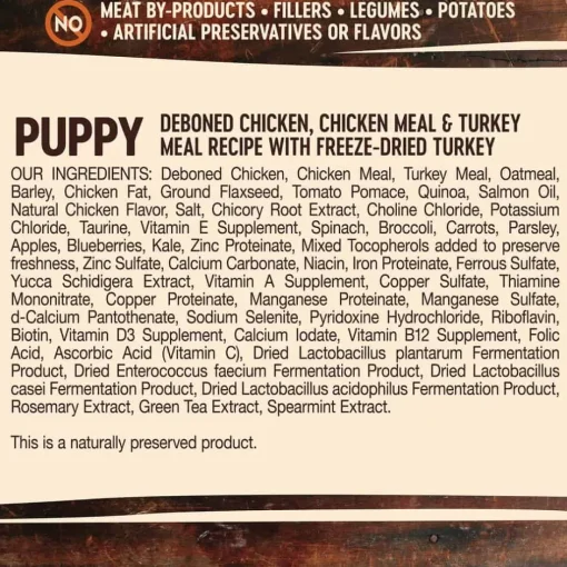 Hot Wellness CORE Natural Wholesome Grains Puppy Recipe Dry Dog Food
