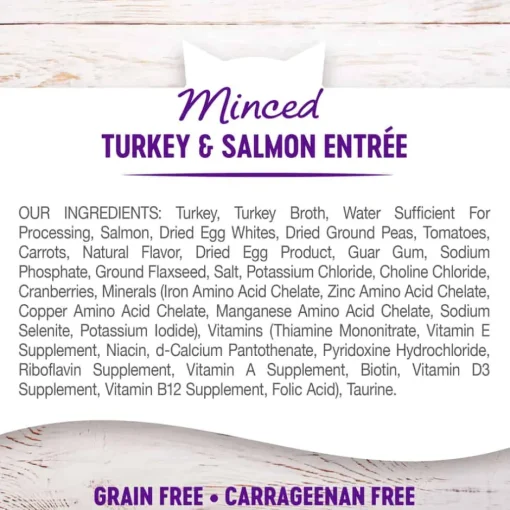 Best Wellness Complete Health Wellness Grain Free Minced Turkey Salmon Entree