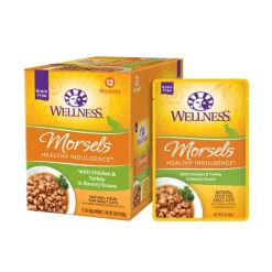 New Wellness Complete Health Wellness Healthy Indulgence Morsels Chicken & Turkey Wet Cat Food