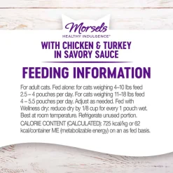 New Wellness Complete Health Wellness Healthy Indulgence Morsels Chicken & Turkey Wet Cat Food
