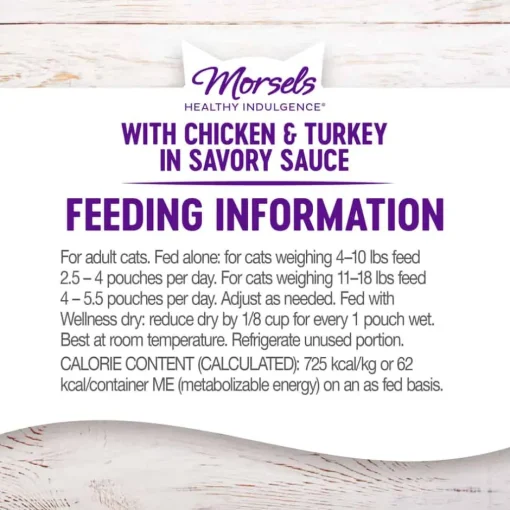 New Wellness Complete Health Wellness Healthy Indulgence Morsels Chicken & Turkey Wet Cat Food