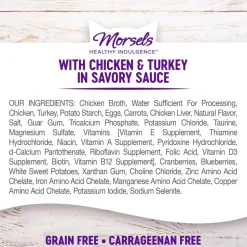New Wellness Complete Health Wellness Healthy Indulgence Morsels Chicken & Turkey Wet Cat Food