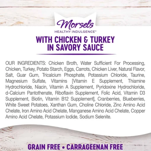 New Wellness Complete Health Wellness Healthy Indulgence Morsels Chicken & Turkey Wet Cat Food