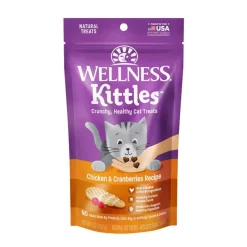 Best Wellness Kittles Crunchy Natural Grain Free Chicken & Cranberry Cat Treats