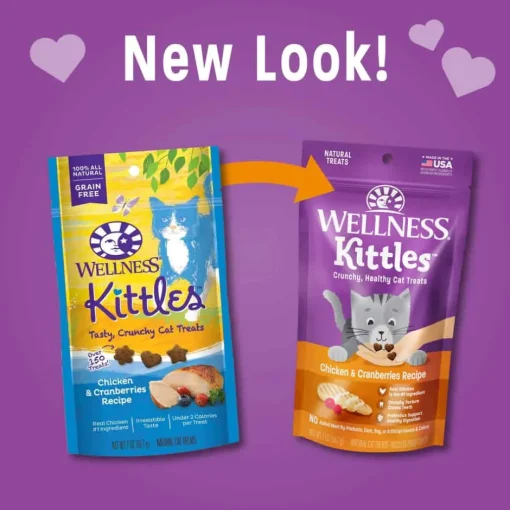 Best Wellness Kittles Crunchy Natural Grain Free Chicken & Cranberry Cat Treats