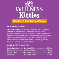 Best Wellness Kittles Crunchy Natural Grain Free Chicken & Cranberry Cat Treats