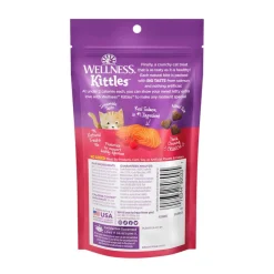 Outlet Wellness Kittles Crunchy Natural Grain Free Salmon & Cranberry Cat Treats