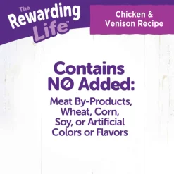 Clearance Wellness Rewarding Life Soft & Chewy Grain Free Chicken & Venison Dog Treats
