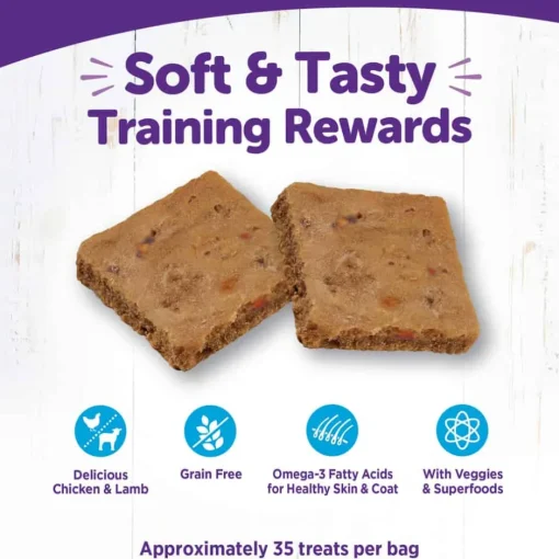 Online Wellness Rewarding Life Soft & Chewy Grain Free Chicken & Lamb Dog Treats