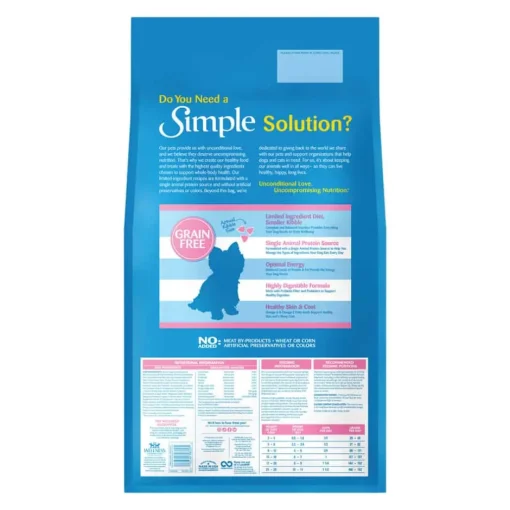 Fashion Wellness Simple Natural Grain Free Limited Ingredient Small Breed Salmon & Potato Recipe Dry Dog Food