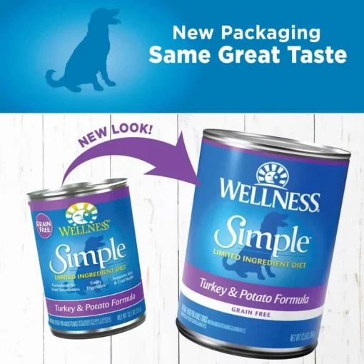 Best Wellness Simple Natural Grain Free Limited Ingredient Turkey & Potato Recipe Wet Dog Food