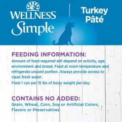 Best Wellness Simple Natural Grain Free Limited Ingredient Turkey & Potato Recipe Wet Dog Food